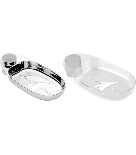 Portasapone Vela Per Asta Saliscendi D.18 Mm Trasparente