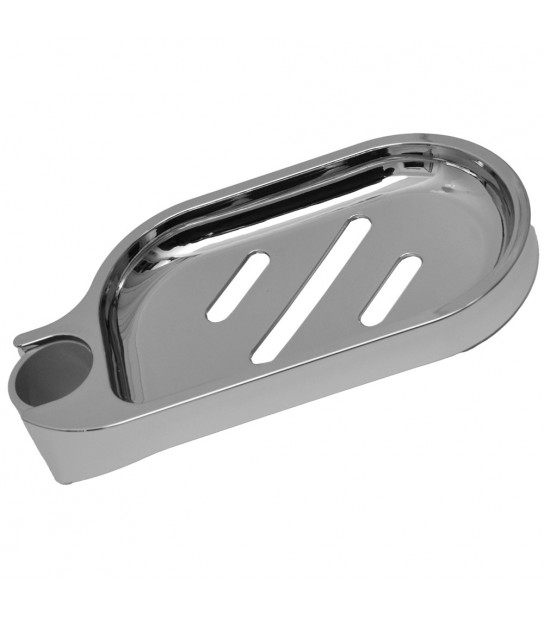 Portasapone Per Asta Doccia Ginevra E Morgana D.25 Mm - Cromo