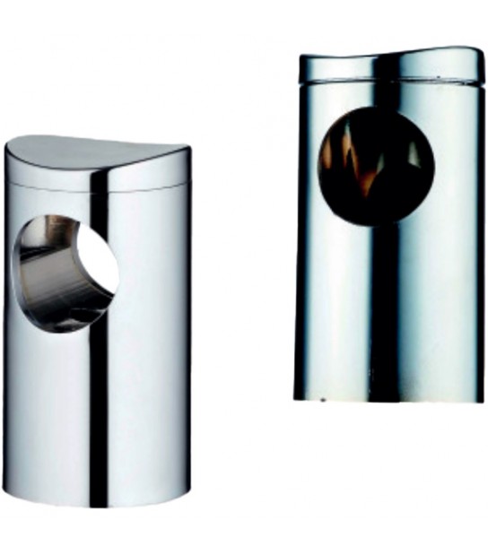 Coppia Di Supporti Per Saliscendi Doccia Style D.25 Mm - Cromo