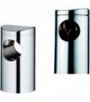 Coppia Di Supporti Per Saliscendi Doccia Style D.25 Mm - Cromo