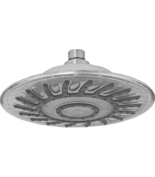 Soffione Doccia Monogetto A Led Acquario D.200 Mm - Cromo