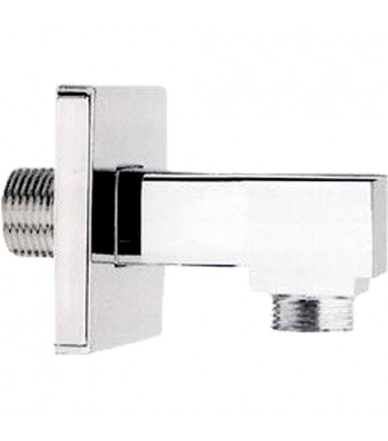 Presa Acqua Ad Angolo Con Rosone Lusso Quadro 1/2 X 1/2