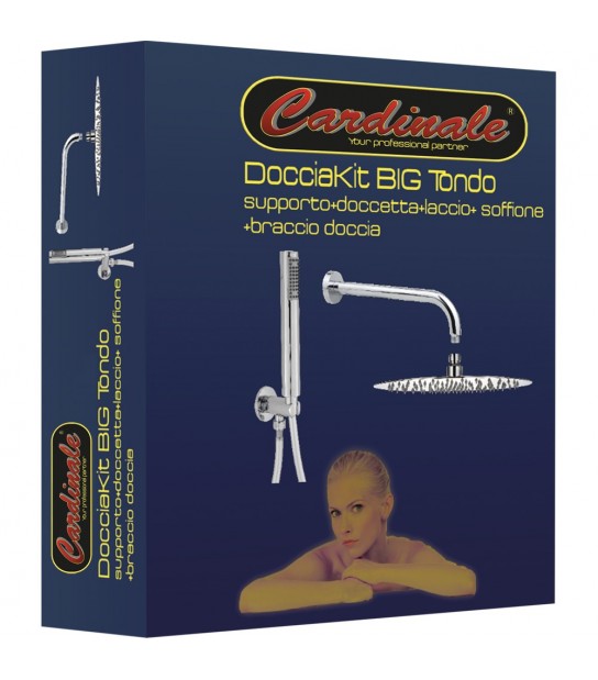 Kit Doccia Big Tondo Cromo D.250 Mm