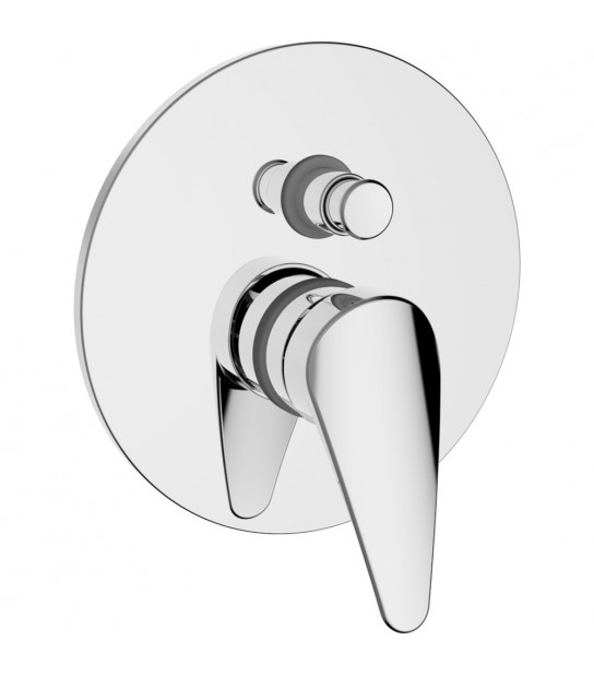 Miscelatore Incasso Doccia Con Deviatore T-One Completo - Cromo