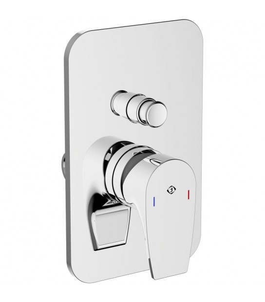 Miscelatore Doccia Incasso Con Deviatore Bing Completo - Cromo