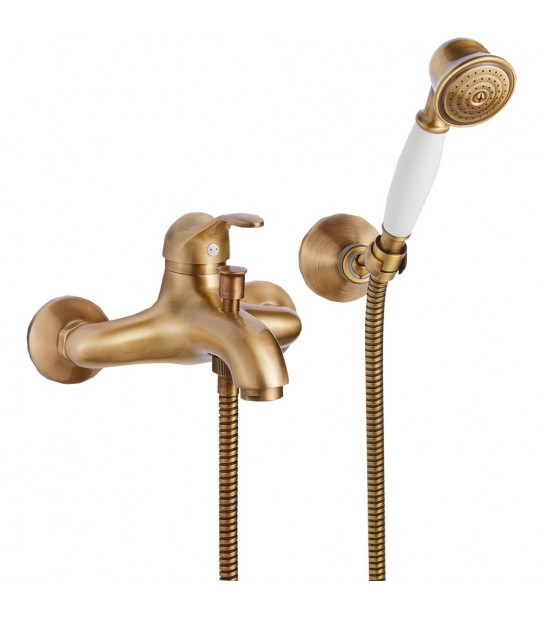 Miscelatore Vasca Esterno Arcana Bronzo + Set Doccetta