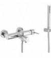 Miscelatore Vasca Esterno Micro Cromo + Set Doccetta