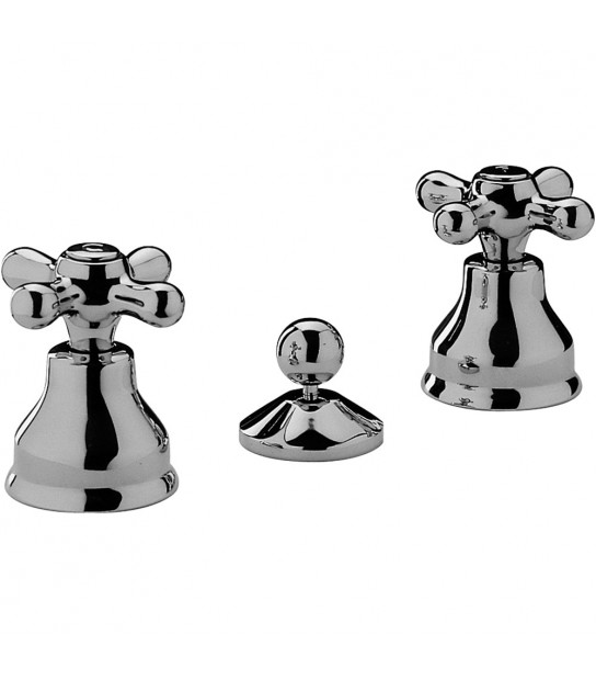 Batteria Bidet Iris Cromo + Piletta 1/4