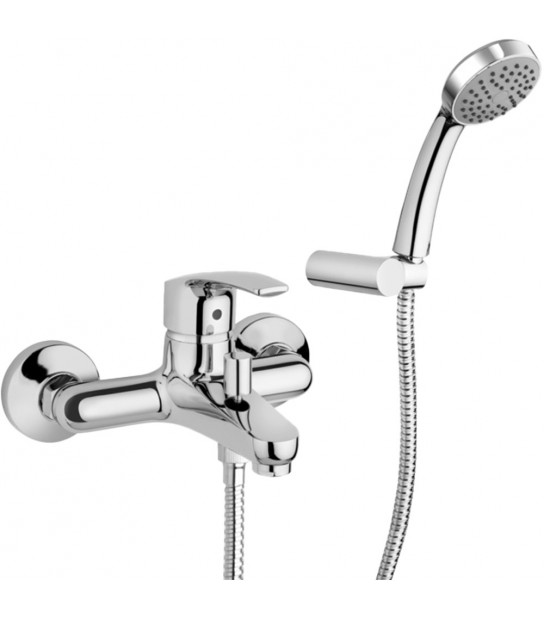 Miscelatore Vasca New Berry Cromo + Set Doccia