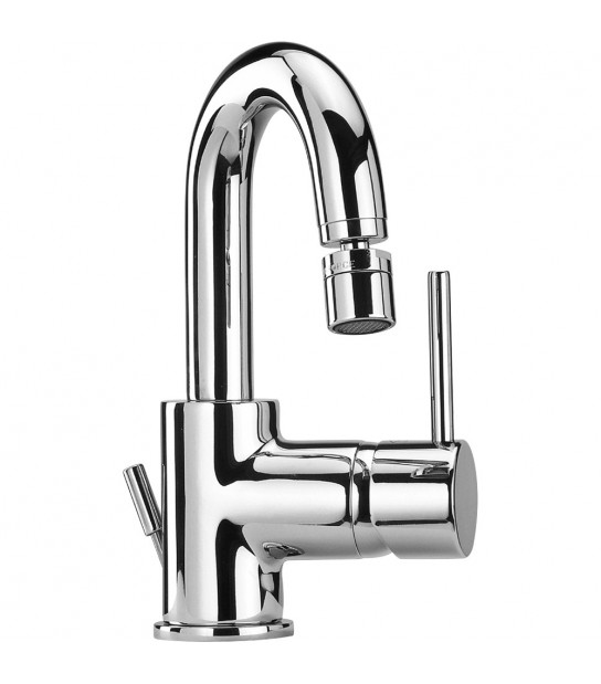 Miscelatore Bidet Con Bocca Orientabile Open New Disco Cromo + Piletta 11/4
