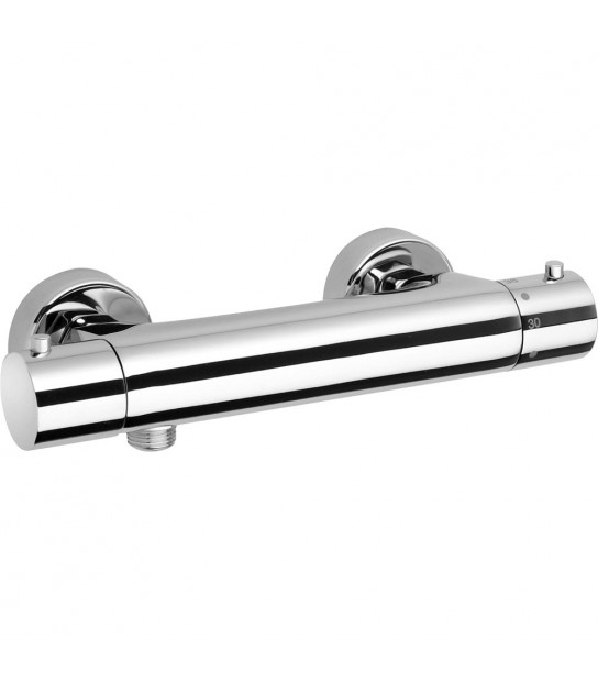 Miscelatore Doccia Esterno Termostatico Disco Cromo