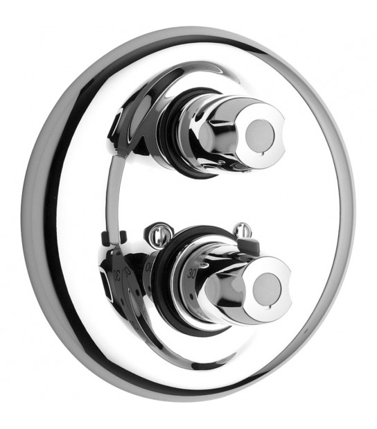 Gruppo Doccia Incasso Termostatico 2T Cromo