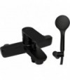 Miscelatore Vasca Esterno Nove Nero Opaco + Set Doccia