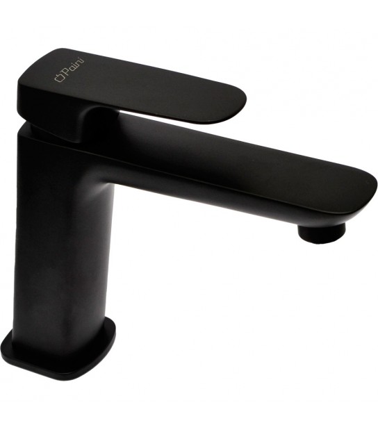 Miscelatore Lavabo Medio Nove Nero Opaco