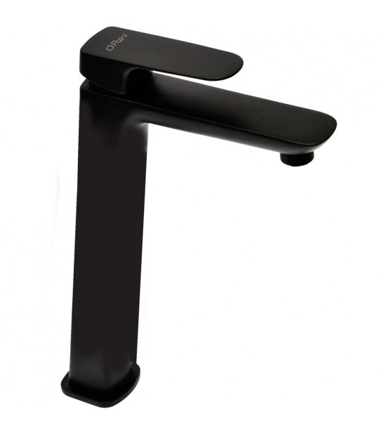 Miscelatore Lavabo Alto Nove Nero Opaco
