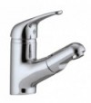 Miscelatore Lavabo Con Doccetta Estraibile Cromo + Piletta 11/4