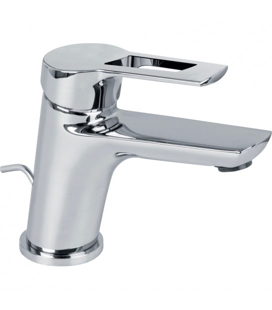 Miscelatore Lavabo Serie 4 Con Leva Aperta Cromo + Piletta 11/4