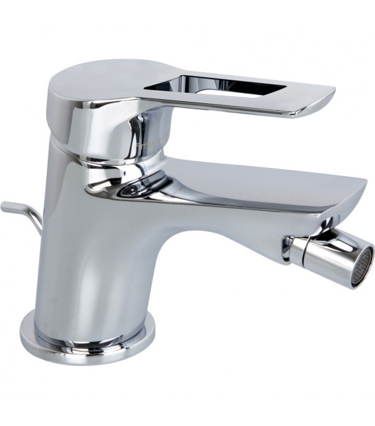 Miscelatore Bidet Serie 4 Con Leva Aperta Cromo + Piletta 11/4