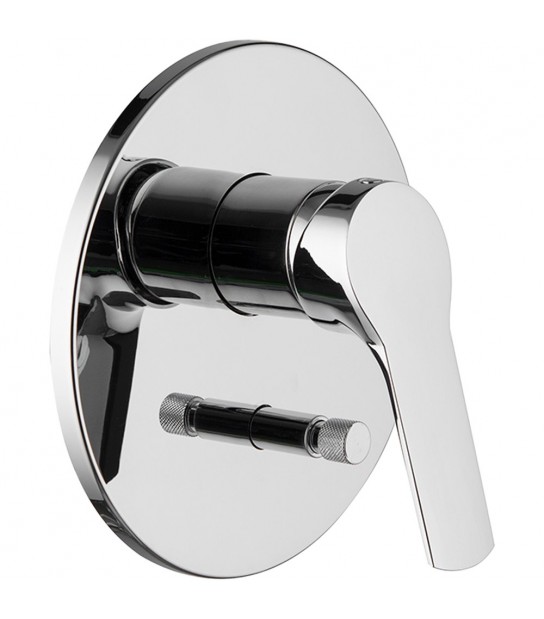 Miscelatore Doccia Incasso Con Deviatore Serie 4 Leva Chiusa Cromo