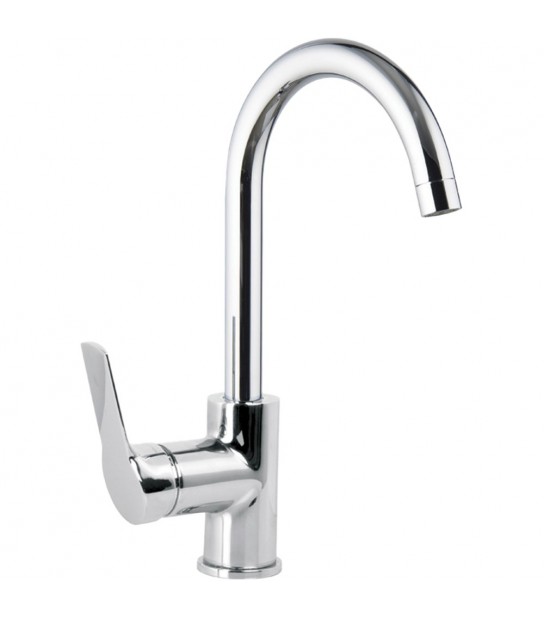 Miscelatore Lavabo A Ponte Serie 4 Con Leva Chiusa Cromo + Piletta 11/4