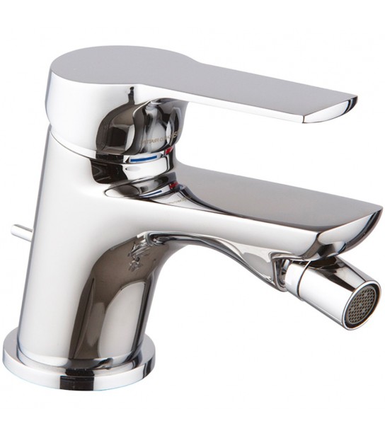 Miscelatore Bidet Serie 4 Con Leva Chiusa Cromo + Piletta 11/4