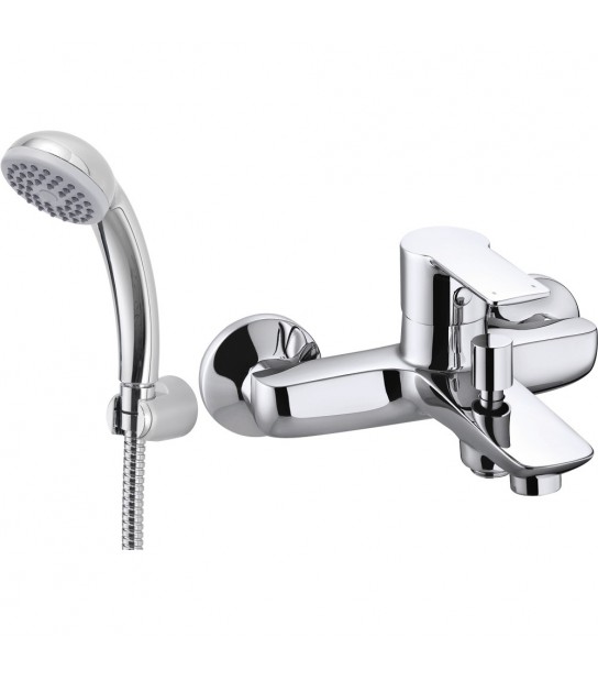 Miscelatore Vasca Esterno Serie 3000 Cromo + Set Doccia