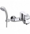 Miscelatore Vasca Esterno Serie 3000 Cromo + Set Doccia