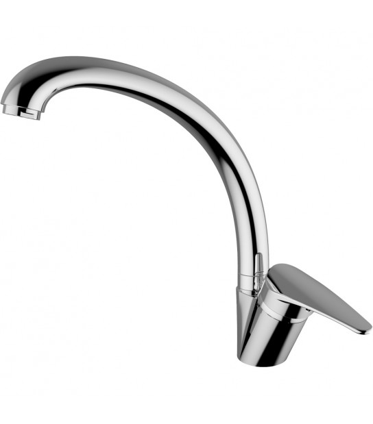 Miscelatore Lavello T-One Canna Fusa Cromo