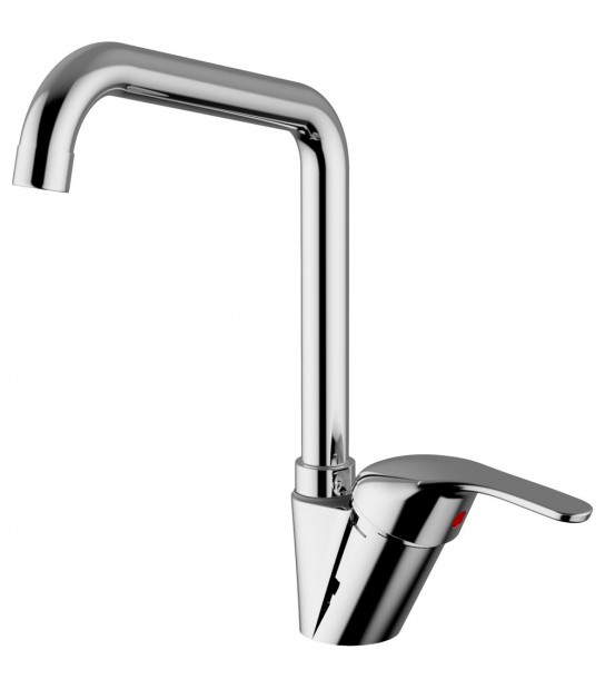 Miscelatore Lavello T-One A Canna Alta Cromo