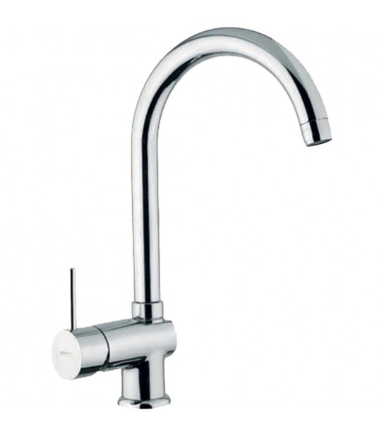 Miscelatore Lavello Laterale Con Canna A Ponte Micro Cromo
