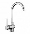 Miscelatore Lavello Monoforo Tubo Orientabile Stick Cromo