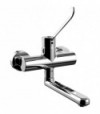Miscelatore Lavello A Parete Con Leva Clinica Candy Cromo