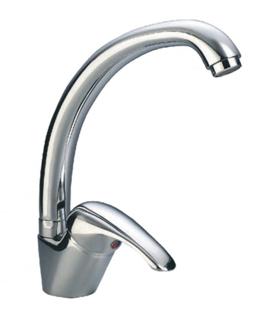 Miscelatore Lavello Canna Alta Prince Cromo