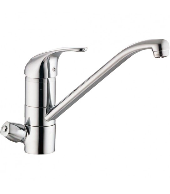 Miscelatore Lavello A 3 Vie Con Attacco Acqua Potabile Cromo