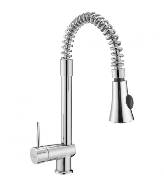 Miscelatore Lavello Con Molla E Doccetta Estraibile Cromo