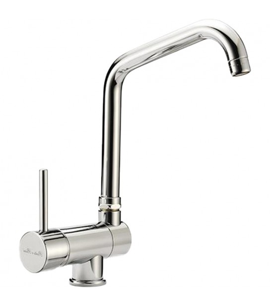 Miscelatore Lavello Con Canna Reclinabile Sottofinestra Cromo