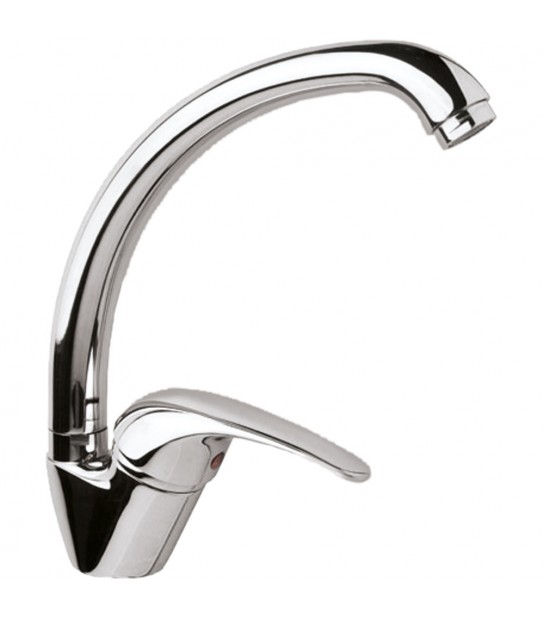 Miscelatore Lavello America Con Canna Fusa Cromo