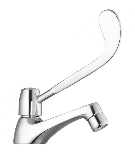 Rubinetto Collo Cigno Con Leva Clinica Cromo - 1/2