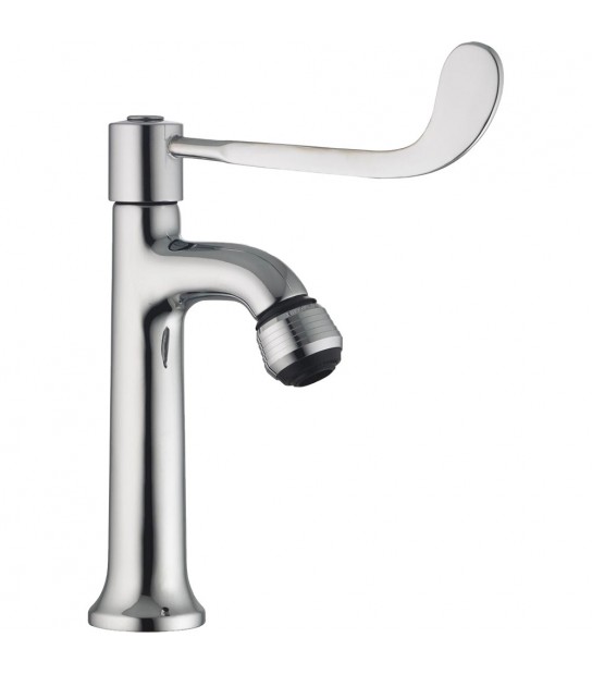 Rubinetto A Colonna Con Leva Clinica Cromo - 1/2