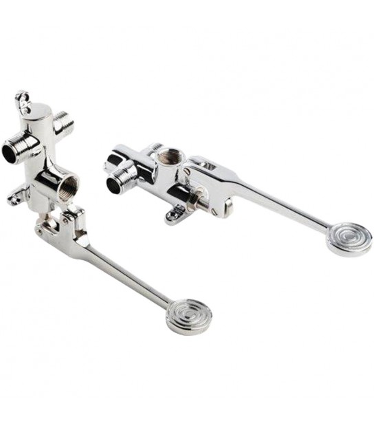 Rubinetto Miscelatore Progressivo A Pedale Installazione Universale 1/2
