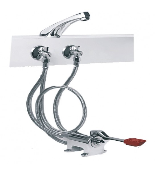 Kit Completo Miscelatore A Pedale Con Bocca Di Erogazione Modello Y 1 Pedale