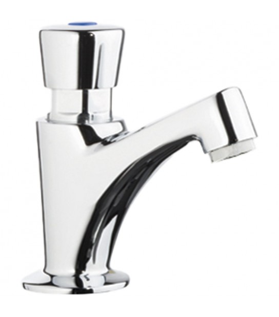 Rubinetto Temporizzato Monoacqua Con Comando A Pulsante 1/2 - Cromo