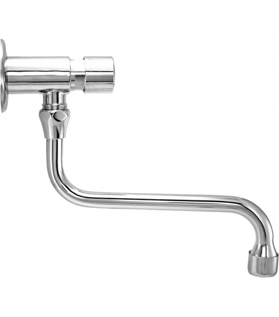 Rubinetto Temporizzato A Snodo Installazione A Parete 1/2 - Cromo