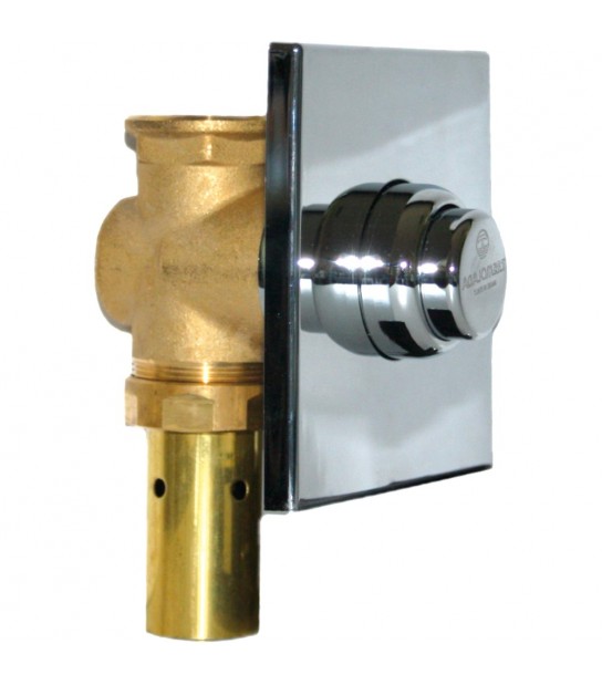 Flussometro Temporizzato Con Pulsante Incasso Senza Colpo Di Ariete 1 X D. 30 Mm