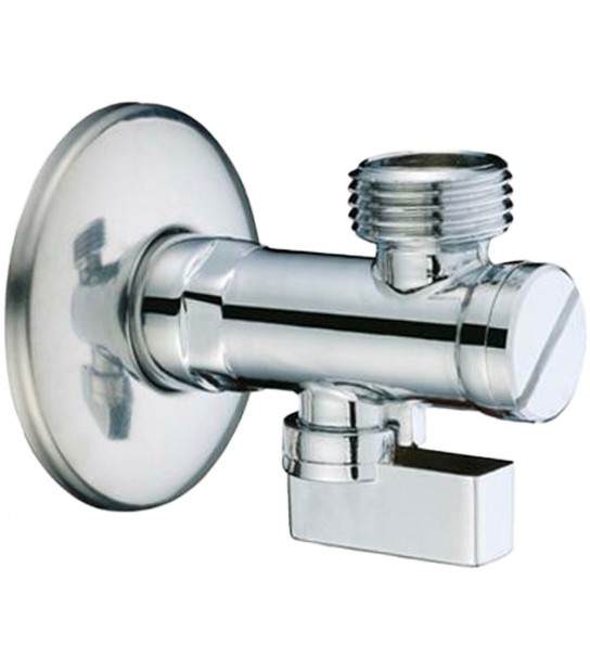 Rubinetto Filtro A Sfera Sottolavabo Compact 3/8X1/2 + Rosetta