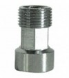 Prolunga Sottolavabo 3/8Mf In Ottone Cromato 40 Mm