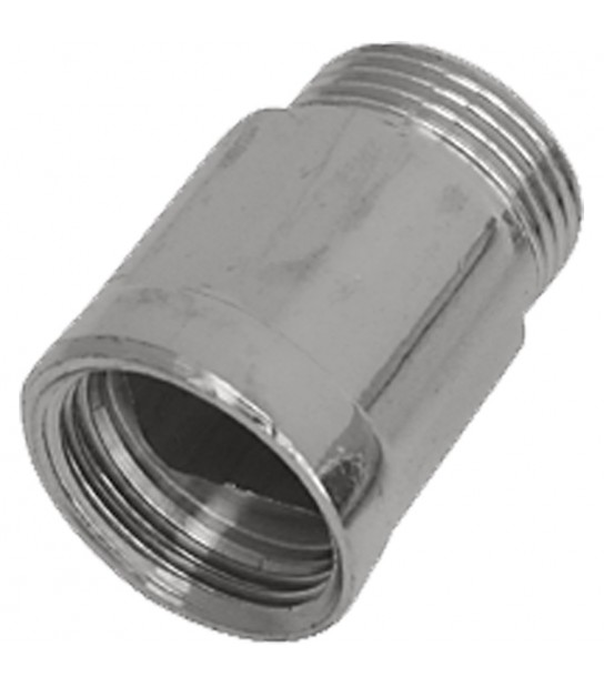 Distanziale Retrogruppo Cieco In Ottone Cromato 3/4Mf + Guarnizione