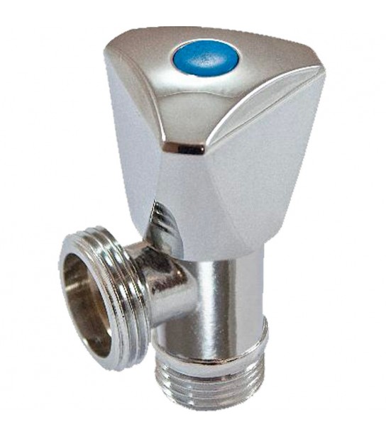 Rubinetto Lavatrice In Ottone Cromato 1/2X3/4