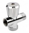 Rubinetto Lavatrice A 3 Vie Con Chiusura A Vitone M1/2 X M3/4 X F1/2