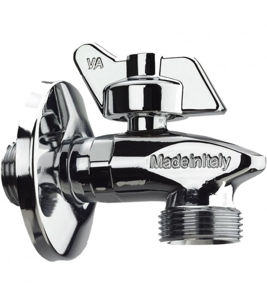 Rubinetto Lavatrice Squalo Cromato 1/2X3/4